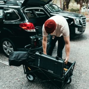 Lightweight Aluminum Travel Wheelchair